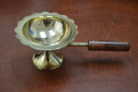 Handmade Brass Incense Burner Handler - inspiredom