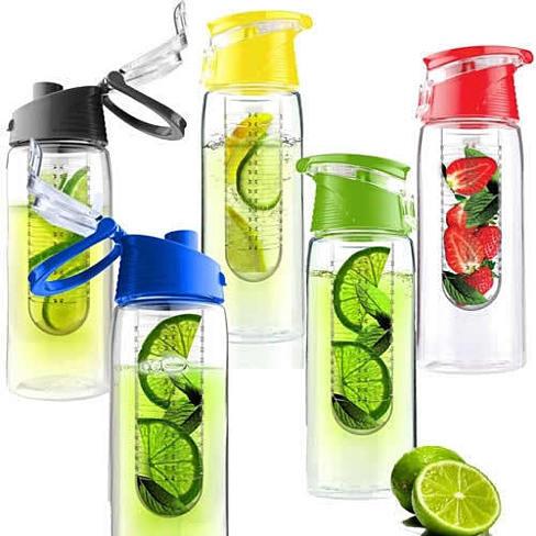 Fruit Cola Bottle a Fruit Infuser Drink Bottle - inspiredom