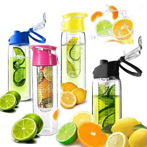 Fruit Cola Bottle a Fruit Infuser Drink Bottle - inspiredom